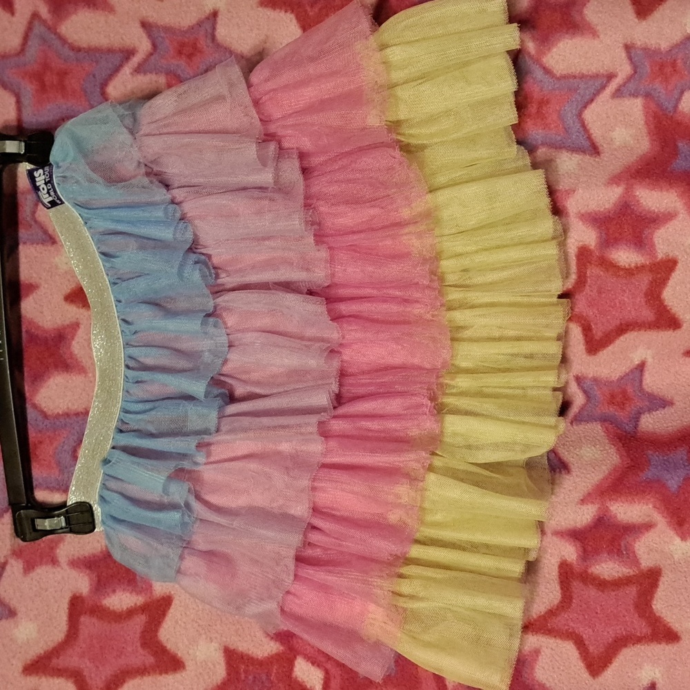 Trolls DreamWorks Tutu skirt size 7/8, multicolor
